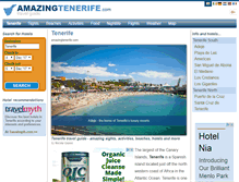 Tablet Screenshot of amazingtenerife.com